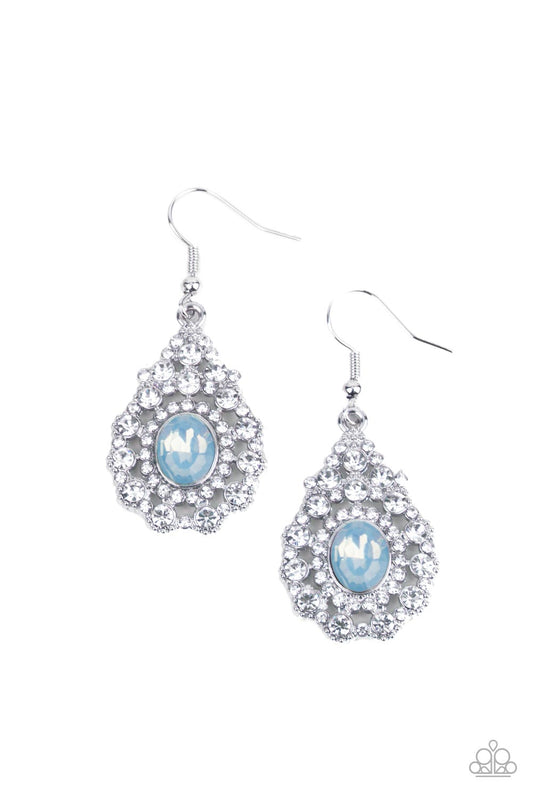 Celestial Charmer - Blue Earring Paparazzi E0297