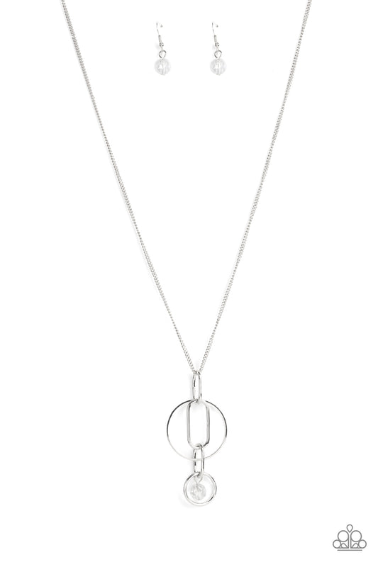 Park Avenue Palace - White Necklace Paparazzi N0479