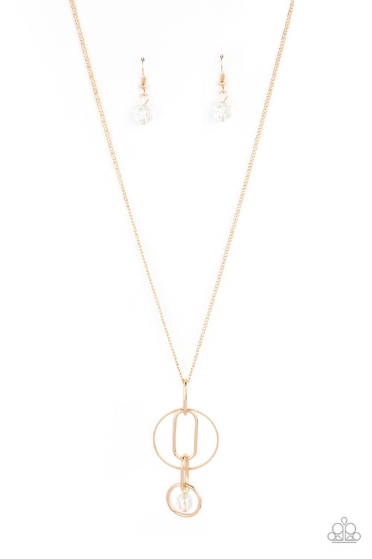 Park Avenue Palace - Gold Necklace Paparazzi N0514