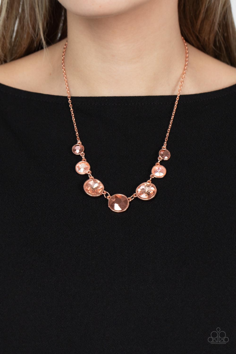 Pampered Powerhouse - Copper Necklace Paparazzi N0646