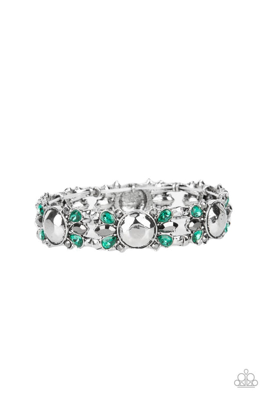 Definitively Diva - Green Bracelet Paparazzi B0257