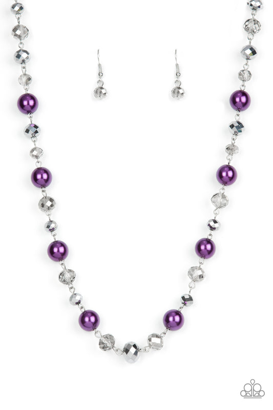 Decked Out Dazzle - Purple Necklace Paparazzi N0561