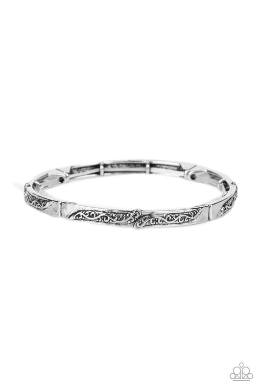 Very Vineyard - Silver Bracelet Paparazzi B0404