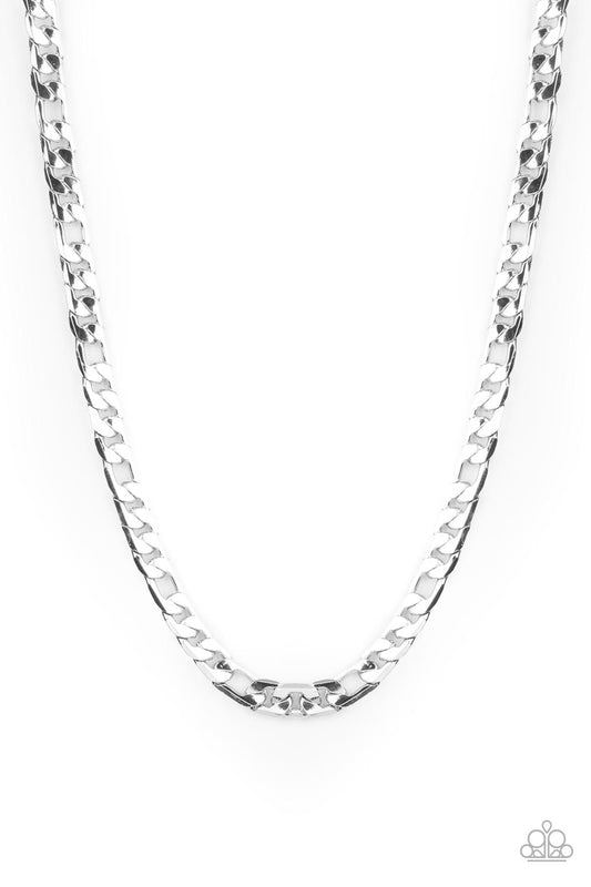 Metro Beau - Silver Urban Chain Necklace Paparazzi N1163