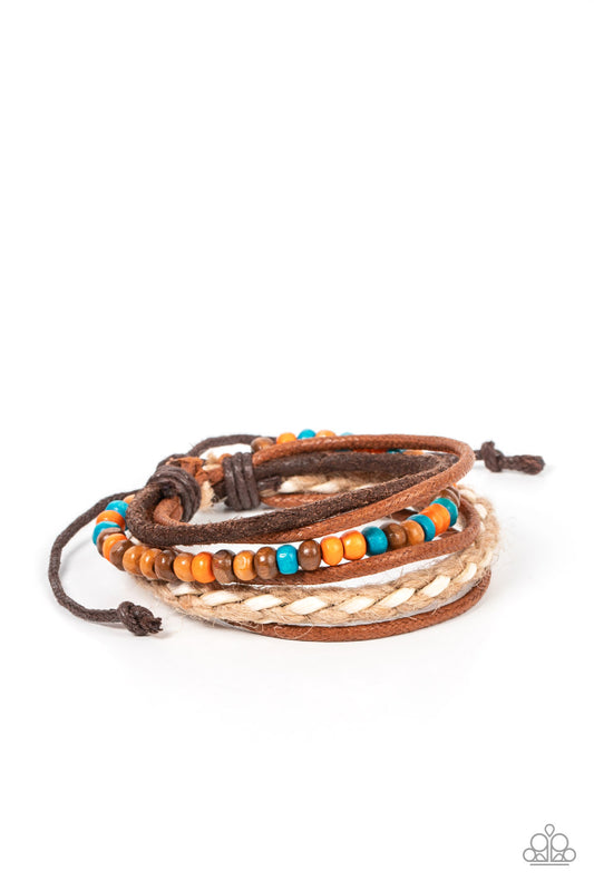 Woodsy Wayfarer - Multi Urban Bracelet Paparazzi B0048