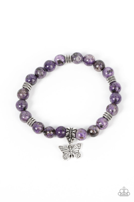 Butterfly Nirvana - Purple Bracelet Paparazzi B0367