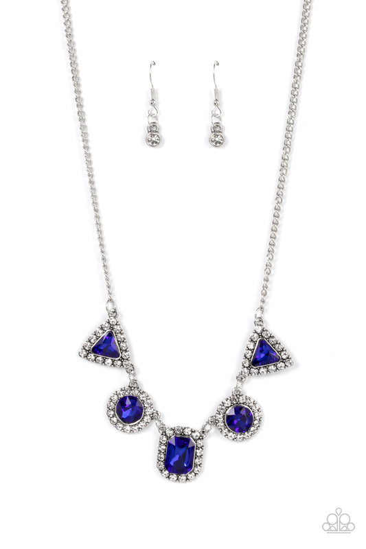 Posh Party Avenue - Blue Necklace Paparazzi N0673