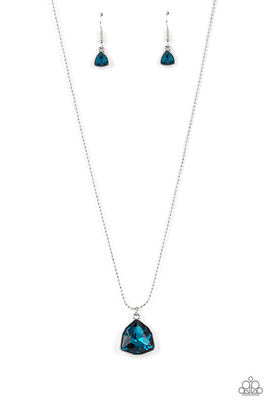 Galactic Duchess - Blue Necklace Paparazzi N0730