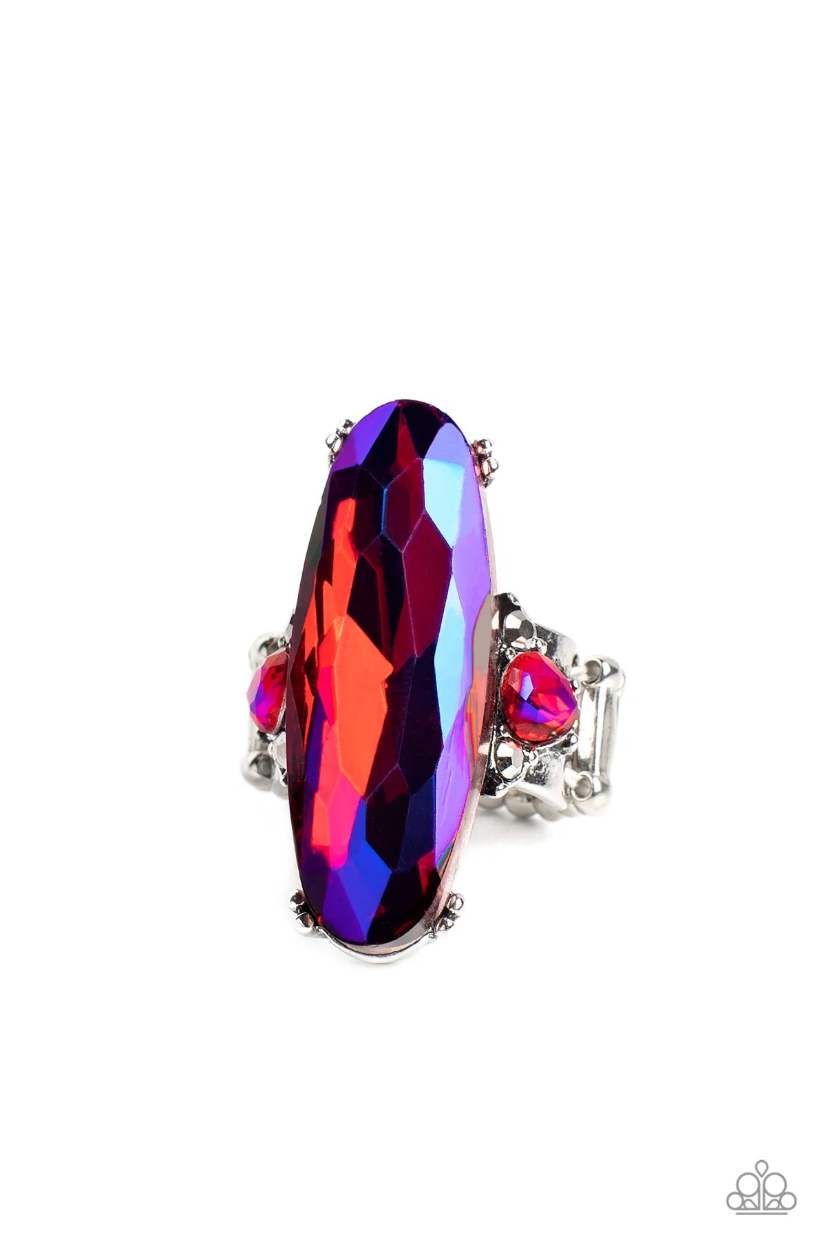 Interdimensional Dimension Pink UV Shimmer Ring Life Of The Party January 2023 Paparazzi R0396