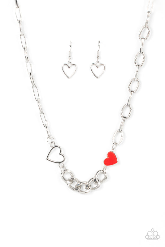 Little Charmer - Red Heart Necklace Paparazzi N0916