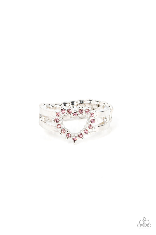First Kisses - Pink Ring Paparazzi R0238