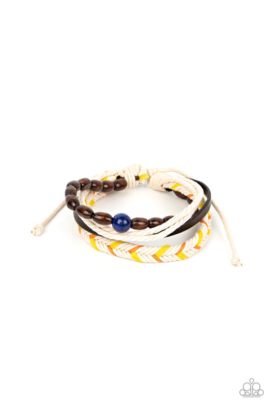 Hipster Hideaway - Blue Urban Bracelet Paparazzi B0787