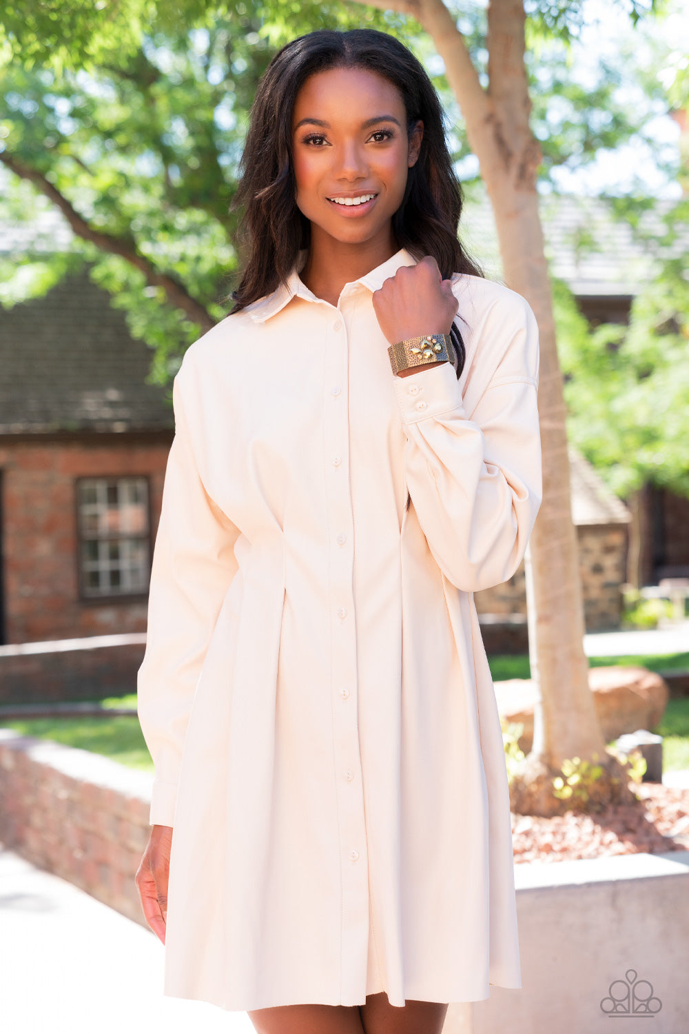 Flickering Fortune - Brass Topaz Aurum Rhinestone Stretch Bracelet Paparazzi B0624 Convention Exclusive