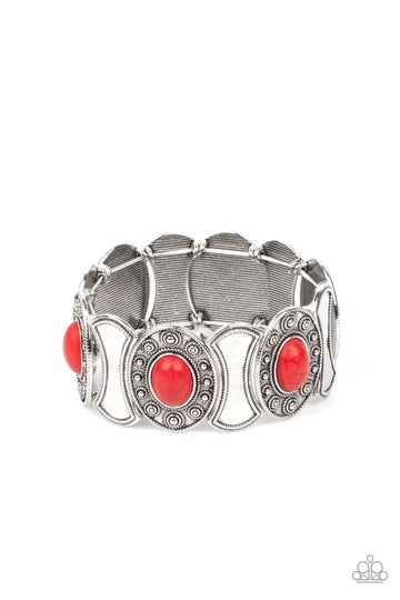 Desert Relic Red Bracelet Paparazzi B0119