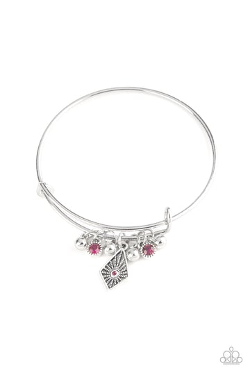 Treasure Charms Pink Bracelet Paparazzi B0118