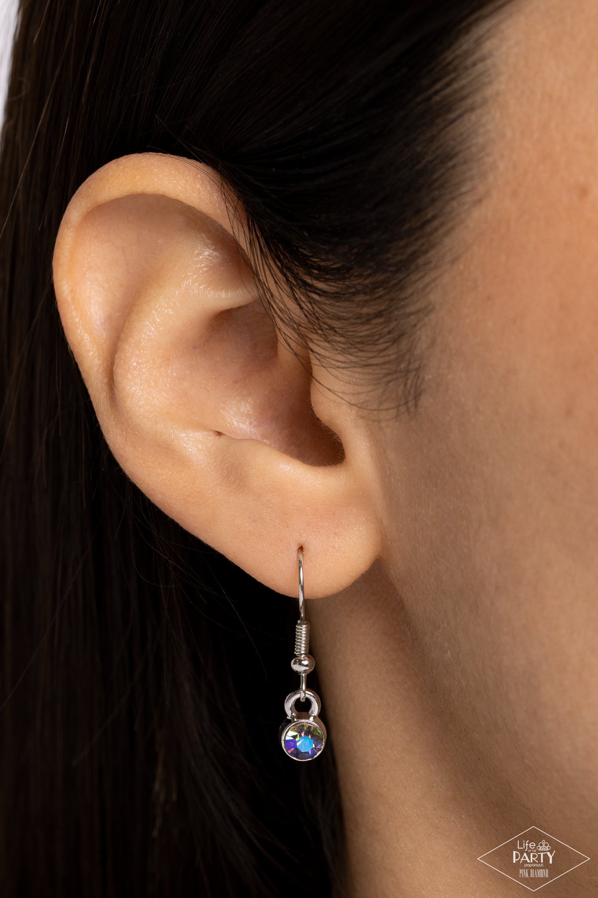 Paparazzi Top Dollar Diva - Multi Iridescent Shimmer Necklace Life Of The Party Pink Diamond Exclusive N1604