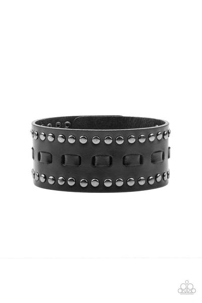 A Roam With A View Black Urban Bracelet Paparazzi B0051