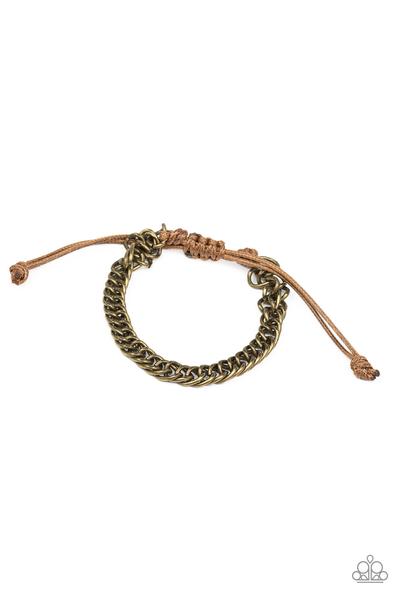 AWOL Brass Urban Bracelet Paparazzi B0029