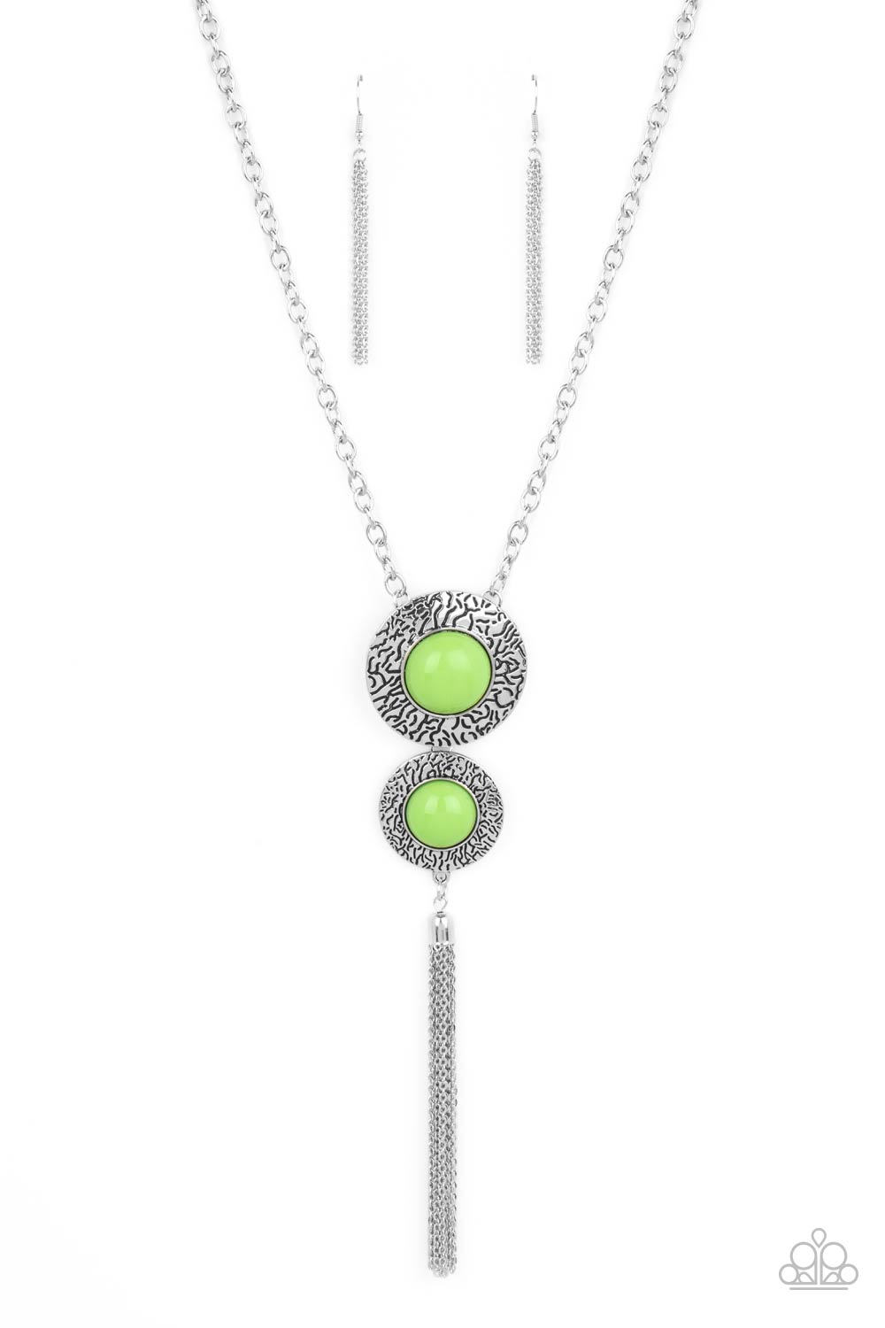 Abstract Artistry Green Necklace Paparazzi N0392