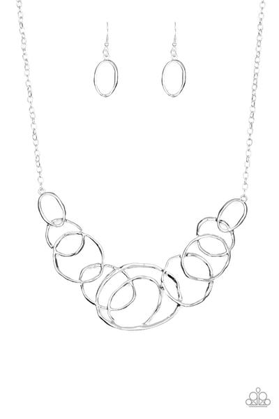 All Around Radiance Silver Necklace Paparazzi N0309