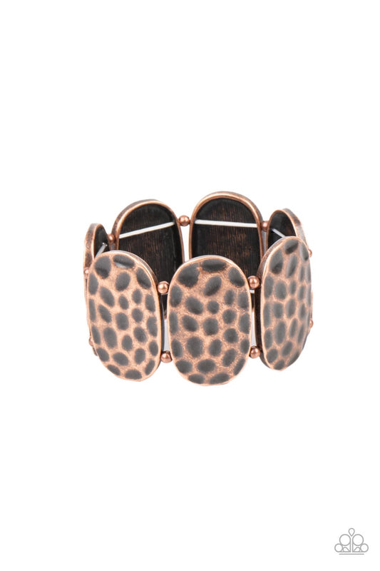 Artisan Exhibition Copper Bracelet Paparazzi B0172