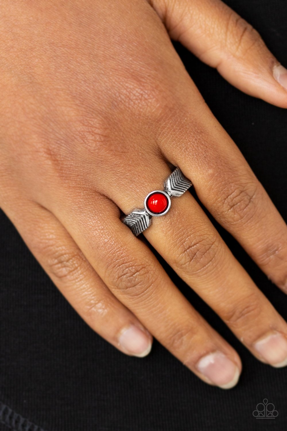 Awesomely Arrow Dynamic Red Ring Paparazzi R0053