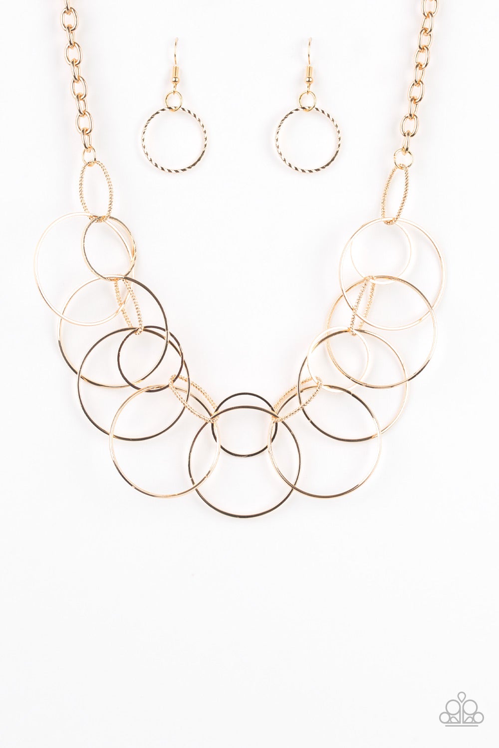 Circa De Couture Gold Necklace Paparazzi N0134