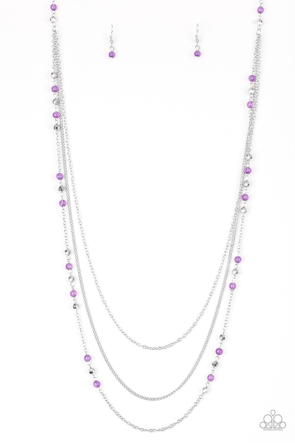 Colorful Cadence Purple Necklace Paparazzi N0030