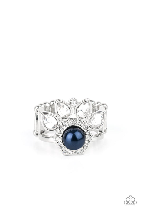 Crown Coronation Blue Ring Paparazzi R0076