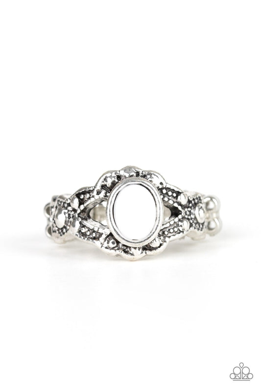 Definitely Dot! White Ring Paparazzi R0216