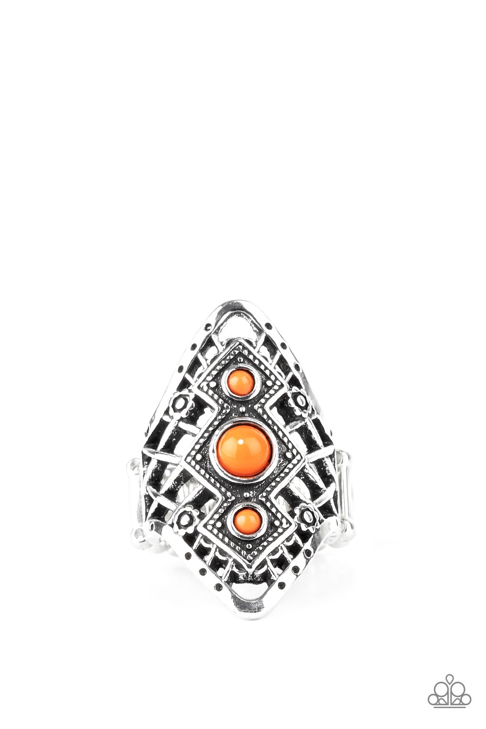 Desert Dreamland Orange Ring Paparazzi R0213