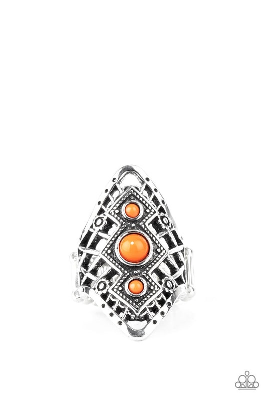 Desert Dreamland Orange Ring Paparazzi R0213
