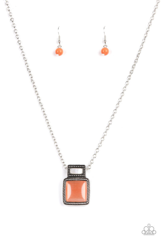 Ethereally Elemental Orange Necklace Paparazzi N0266