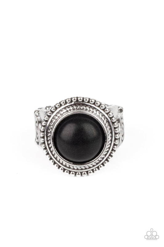 Evolutionary Essence Black Santa Fe Style Ring Paparazzi R0074