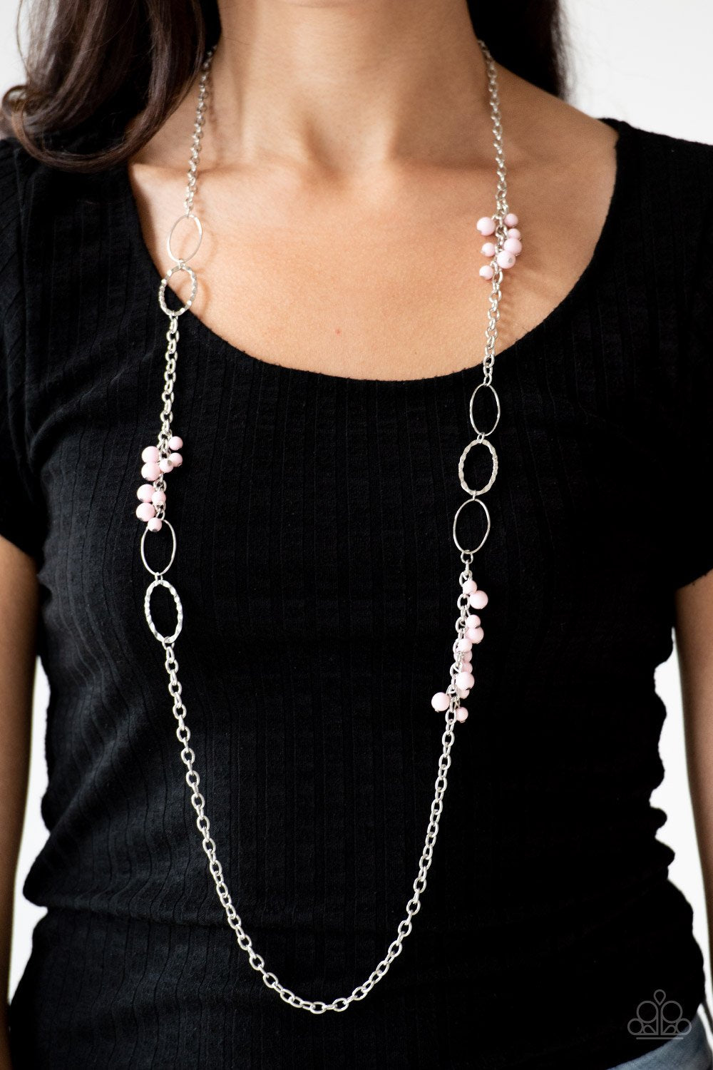 Flirty Foxtrot Pink Necklace Paparazzi N0631
