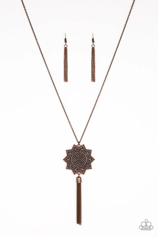 From Sunup To Sundown Copper Necklace Paparazzi N0335