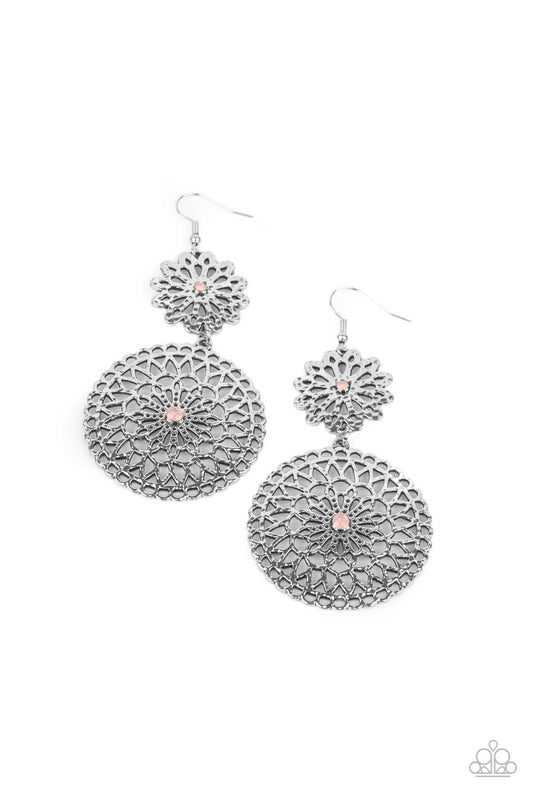 Garden Mantra Pink Earring Paparazzi E0086
