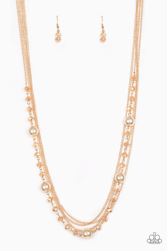 High Standards Gold Chains Necklace Paparazzi N0044