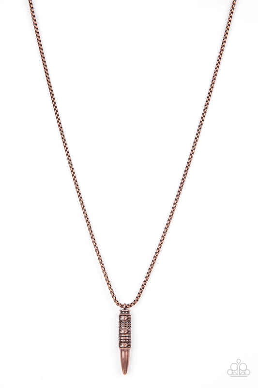 Highland Hunter Copper Urban Necklace Paparazzi N0884