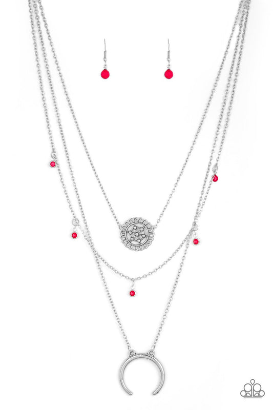 Lunar Lotus Pink Necklace Paparazzi N0146