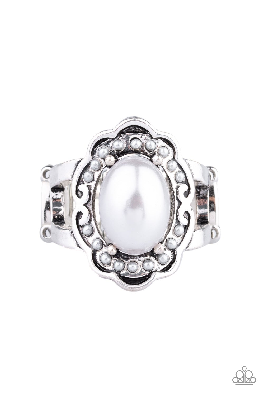 Metro Marina Silver Ring Paparazzi R0002