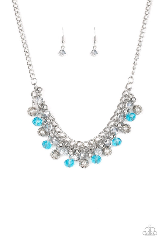 Party Spree Blue Necklace Paparazzi N0634