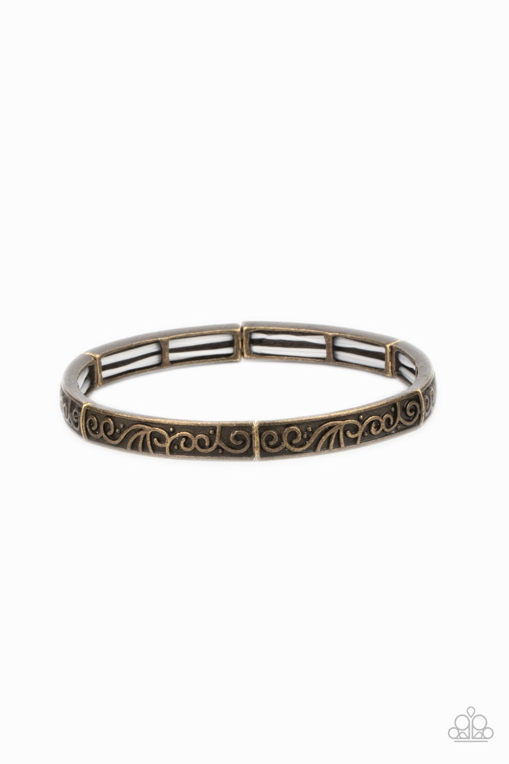 Precisely Petite Brass Bracelet Paparazzi B0144