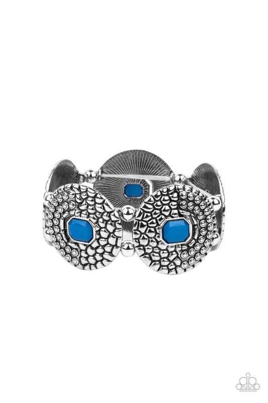 Prismatic Prowl Blue Bracelet Paparazzi B0316
