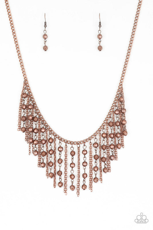 Rebel Remix Copper Necklace Paparazzi N0066