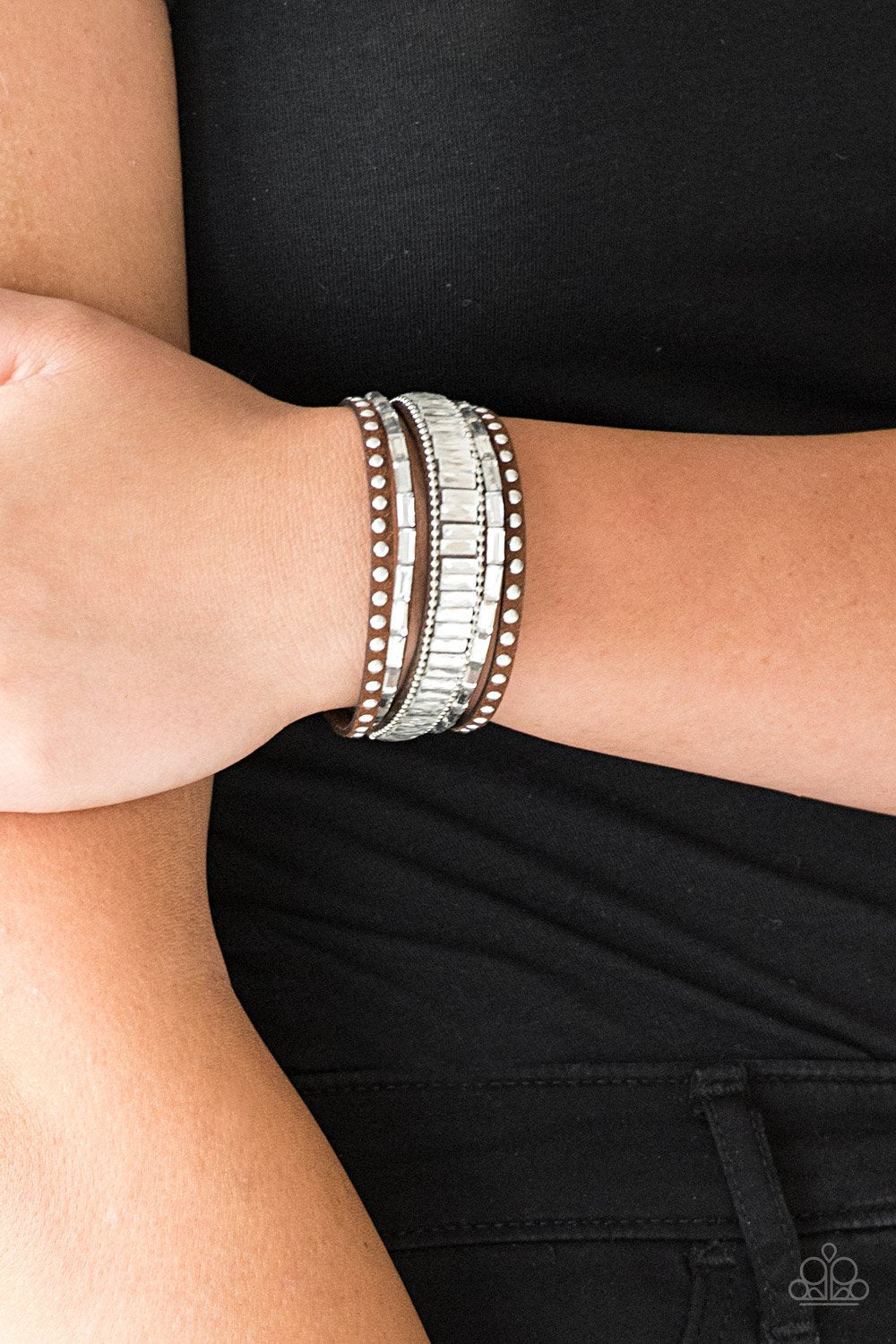 Rock Star Rocker Brown Urban Bracelet Paparazzi B0239
