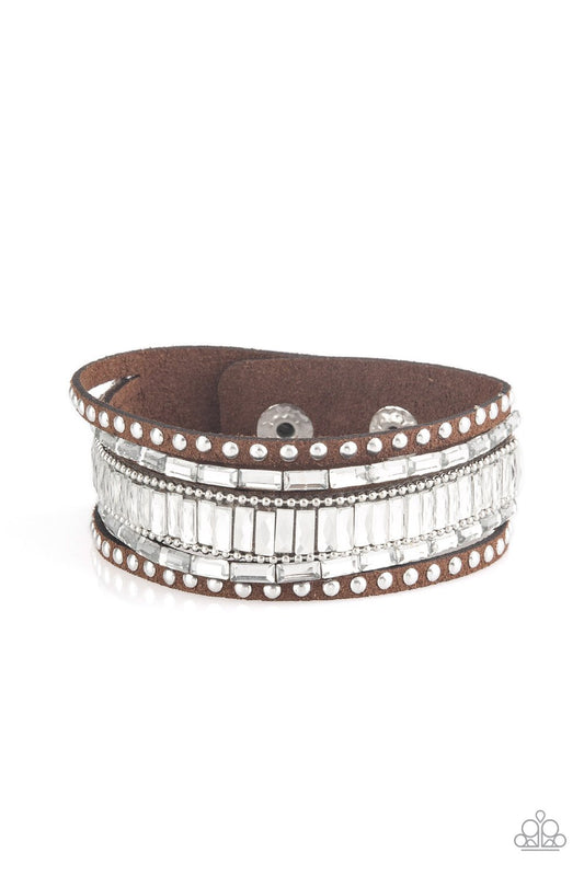 Rock Star Rocker Brown Urban Bracelet Paparazzi B0239