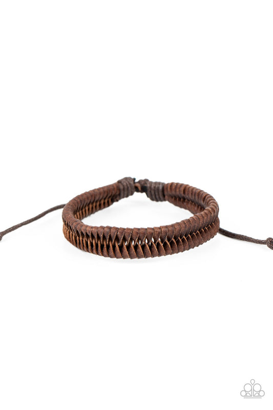 Rodeo Rally Brown Urban Bracelet Paparazzi B0050