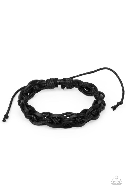 Rugged Adventure Black Urban Bracelet Paparazzi B0035