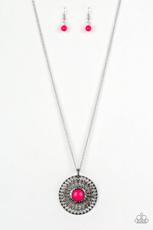 So Solar Pink Necklace Paparazzi N0628